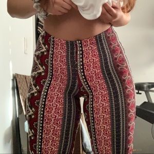 Flared Print Leggings